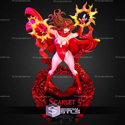 Scarlet Witch Semi Realistic 304mm STL Files