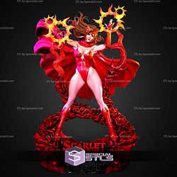 Scarlet Witch Semi Realistic 304mm STL Files