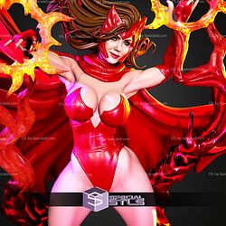 Scarlet Witch Semi Realistic 304mm STL Files