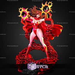 Scarlet Witch Semi Realistic 304mm STL Files