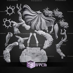 Scarlet Witch Semi Realistic 304mm STL Files