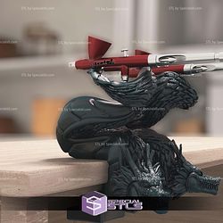 Shenron Airbrush Holder STL Files