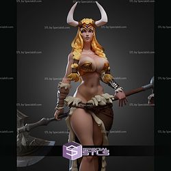 Sigrid Viking Girl 160mm STL Files