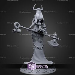Sigrid Viking Girl 160mm STL Files