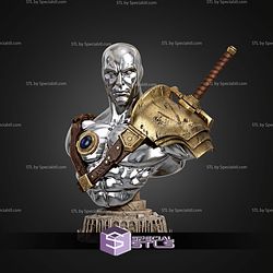 Silver Surfer Portrait Bust 299mm STL Files