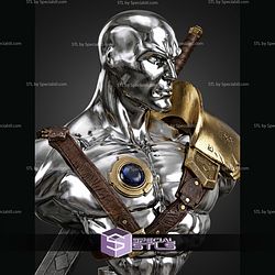 Silver Surfer Portrait Bust 299mm STL Files