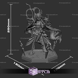 Sirin 250mm Honkai Impact STL Files