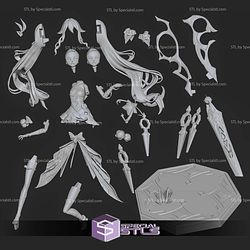 Sirin 250mm Honkai Impact STL Files