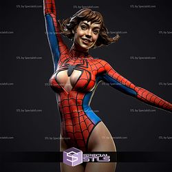 Spider Girl Sexy Suit STL Files