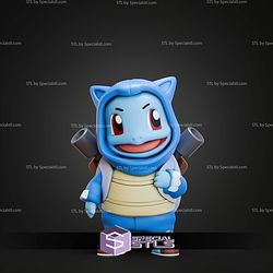 Squirtle in a Blastoise Onesie STL Files