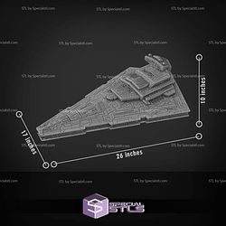Star Destroyer 26inches STL Files