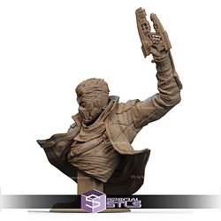 Star Lord Loud Music Bust STL Files
