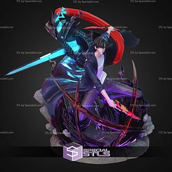 Sung Jin Woo Igris Diorama 300mm STL Files