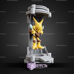 Super Basic Pokemon Alakazam in the lab