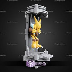 Super Basic Pokemon Alakazam in the lab