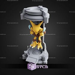 Super Basic Pokemon Alakazam in the lab