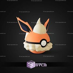 Super Basic Pokemon Flareon Pokeball