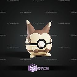 Super Basic Pokemon Furret Pokeball