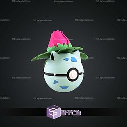 Super Basic Pokemon Ivysaur Pokeball