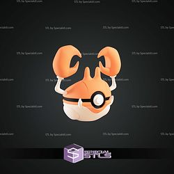 Super Basic Pokemon Krabby Pokeball