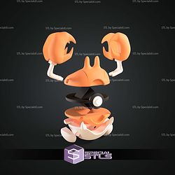 Super Basic Pokemon Krabby Pokeball