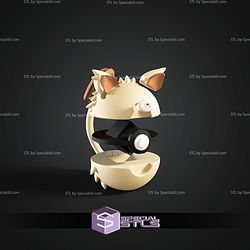 Super Basic Pokemon Mankey Pokeball