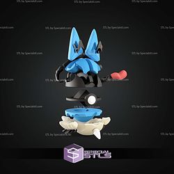 Super Basic Pokemon Mega Lucario Pokeball
