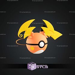 Super Basic Pokemon Mega Raichu Y Pokeball
