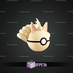 Super Basic Pokemon Ninetales Pokeball
