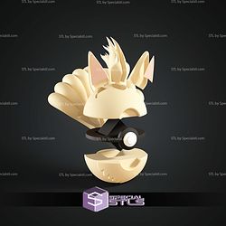 Super Basic Pokemon Ninetales Pokeball