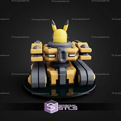Super Basic Pokemon Pikachu Mecha Tank