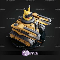 Super Basic Pokemon Pikachu Mecha Tank