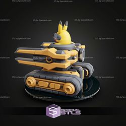 Super Basic Pokemon Pikachu Mecha Tank