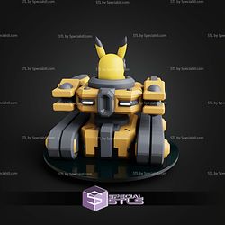 Super Basic Pokemon Pikachu Mecha Tank