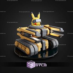 Super Basic Pokemon Pikachu Mecha Tank