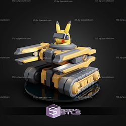 Super Basic Pokemon Pikachu Mecha Tank