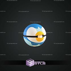 Super Basic Pokemon Piplup Pokeball