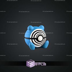 Super Basic Pokemon Poliwhirl Pokeball