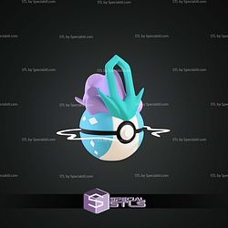Super Basic Pokemon Suicune Pokeball