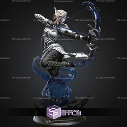 Alleria Windrunner Warcraft Archer V2 STL Files