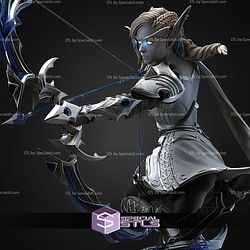 Alleria Windrunner Warcraft Archer V2 STL Files