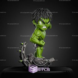 Angry Hulk Smash Chibi STL Files