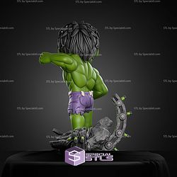 Angry Hulk Smash Chibi STL Files