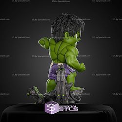 Angry Hulk Smash Chibi STL Files