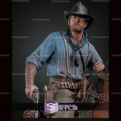 Arthur Morgan on Horse 344mm STL Files