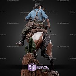 Arthur Morgan on Horse 344mm STL Files
