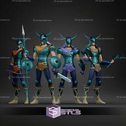 Asgardians Soldier 1-10 Saint Seiya STL Files