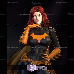 Bat Woman with and without Mask STL Files