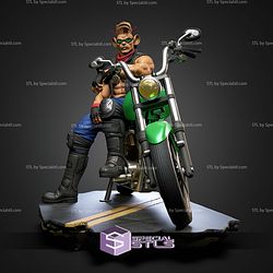 Throttle Biker Mice from Mars 280mm STL Files