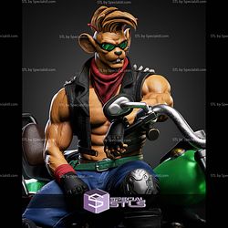 Throttle Biker Mice from Mars 280mm STL Files